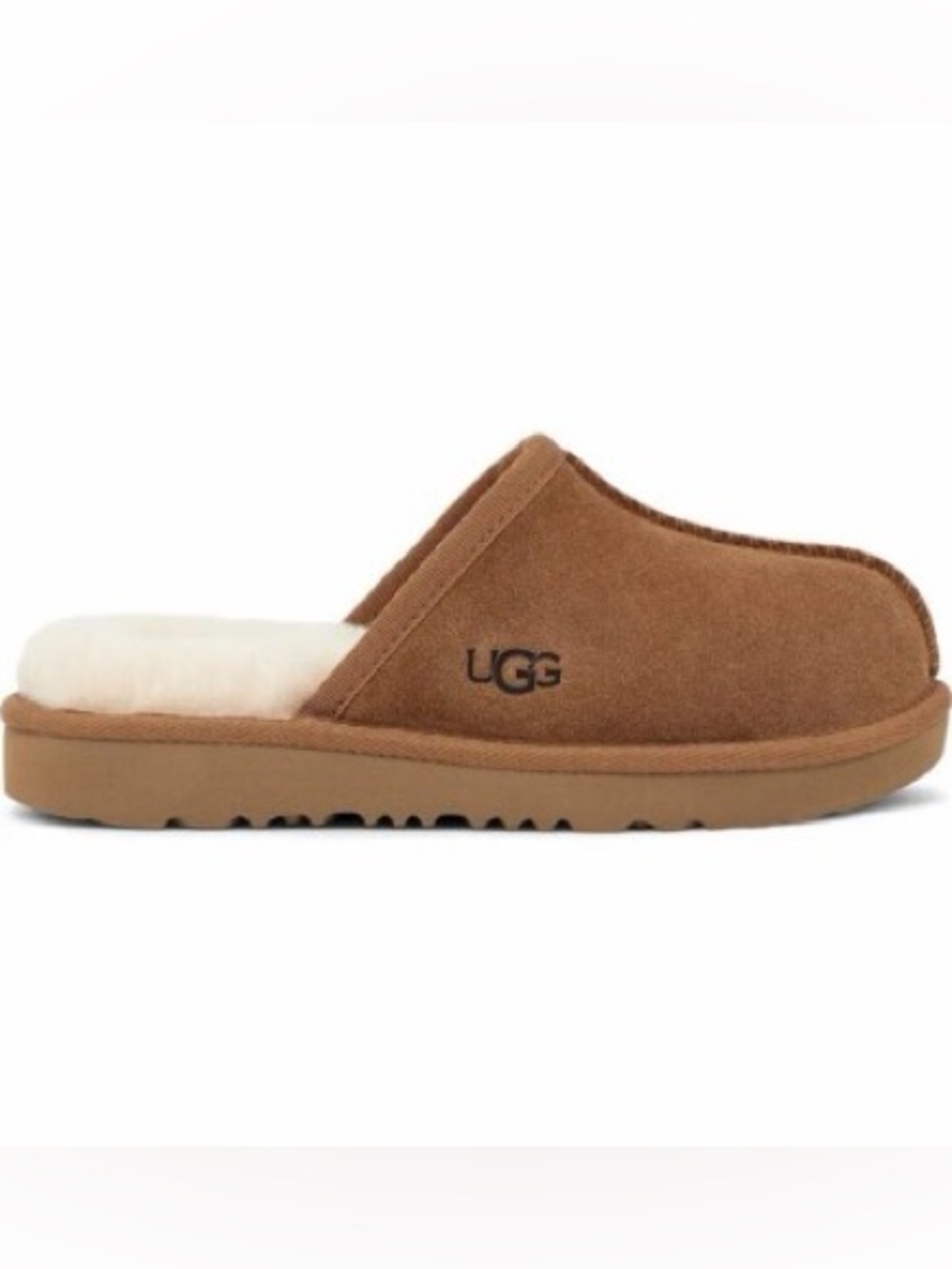 UGG ® Keegan Slide Slipper Little Kid CHESTNUT mule slippers size 3